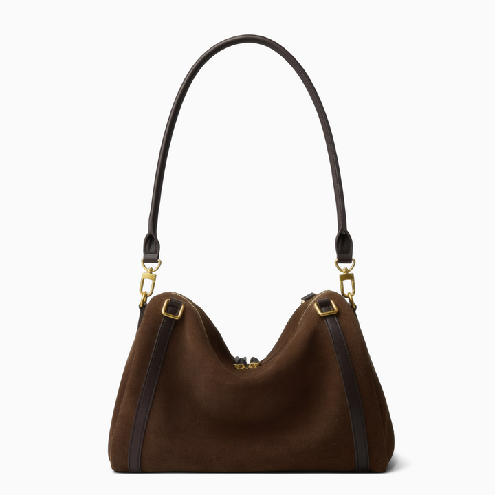 Voyageur Suede Shoulder Bag