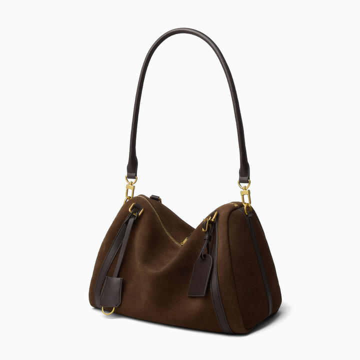 Voyageur Suede Shoulder Bag