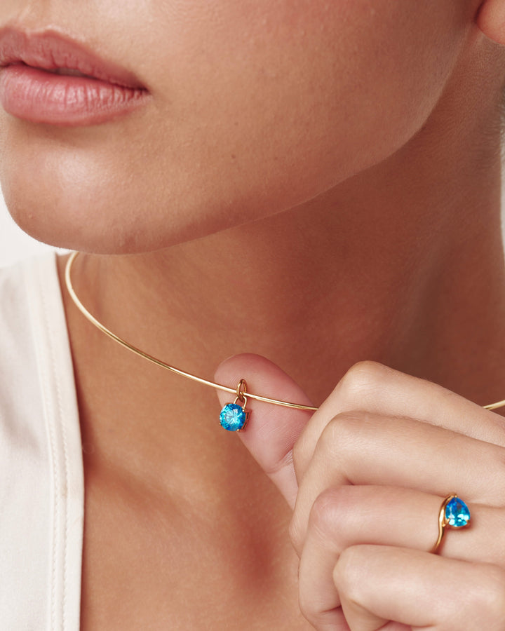 Birthstone Collar Necklace