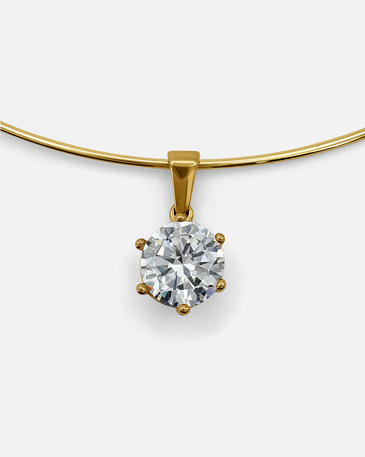 Round Cut Collar Necklace