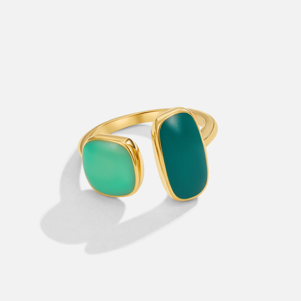 Green Willow Wrap Ring