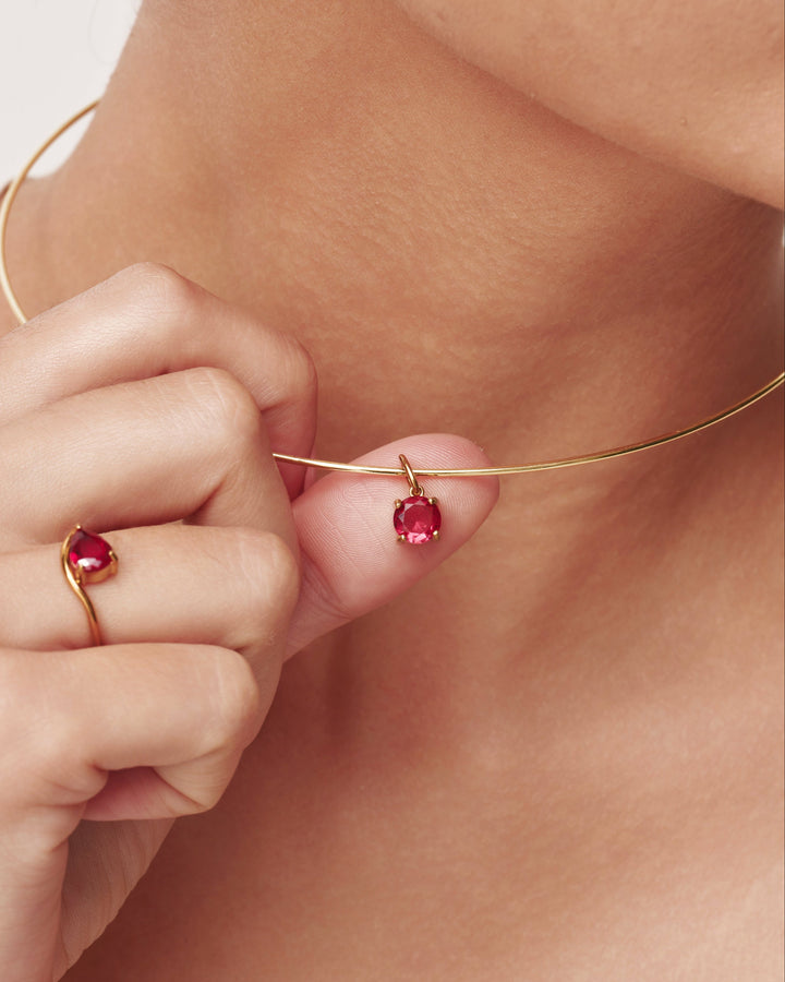 Birthstone Collar Necklace