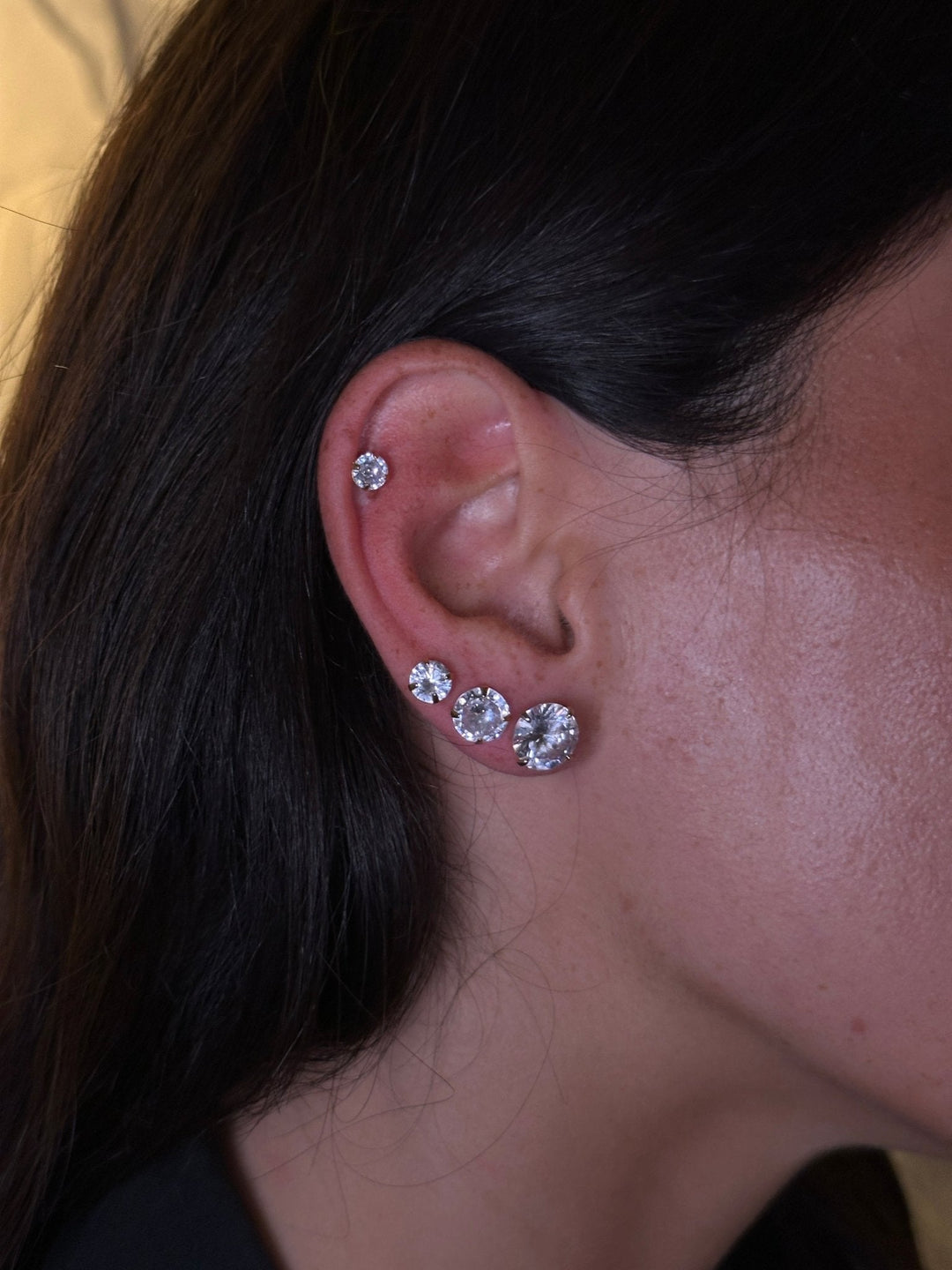Diamond Studs - Martini Setting