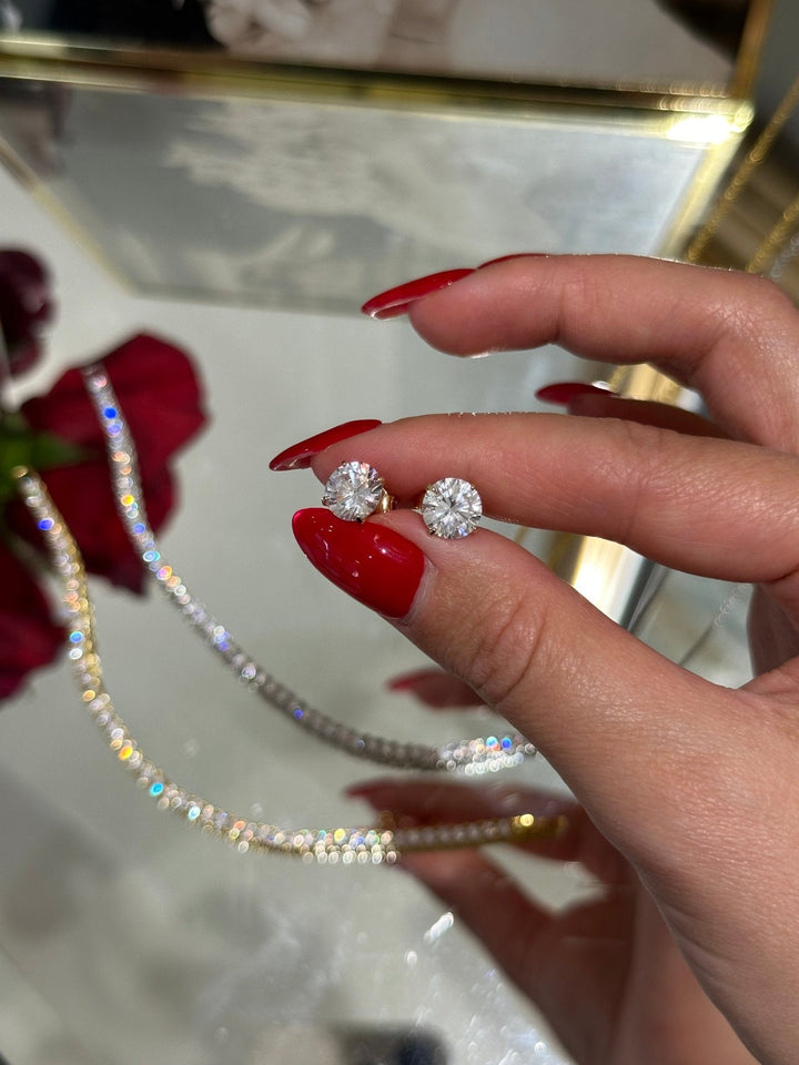 Diamond Studs - Martini Setting