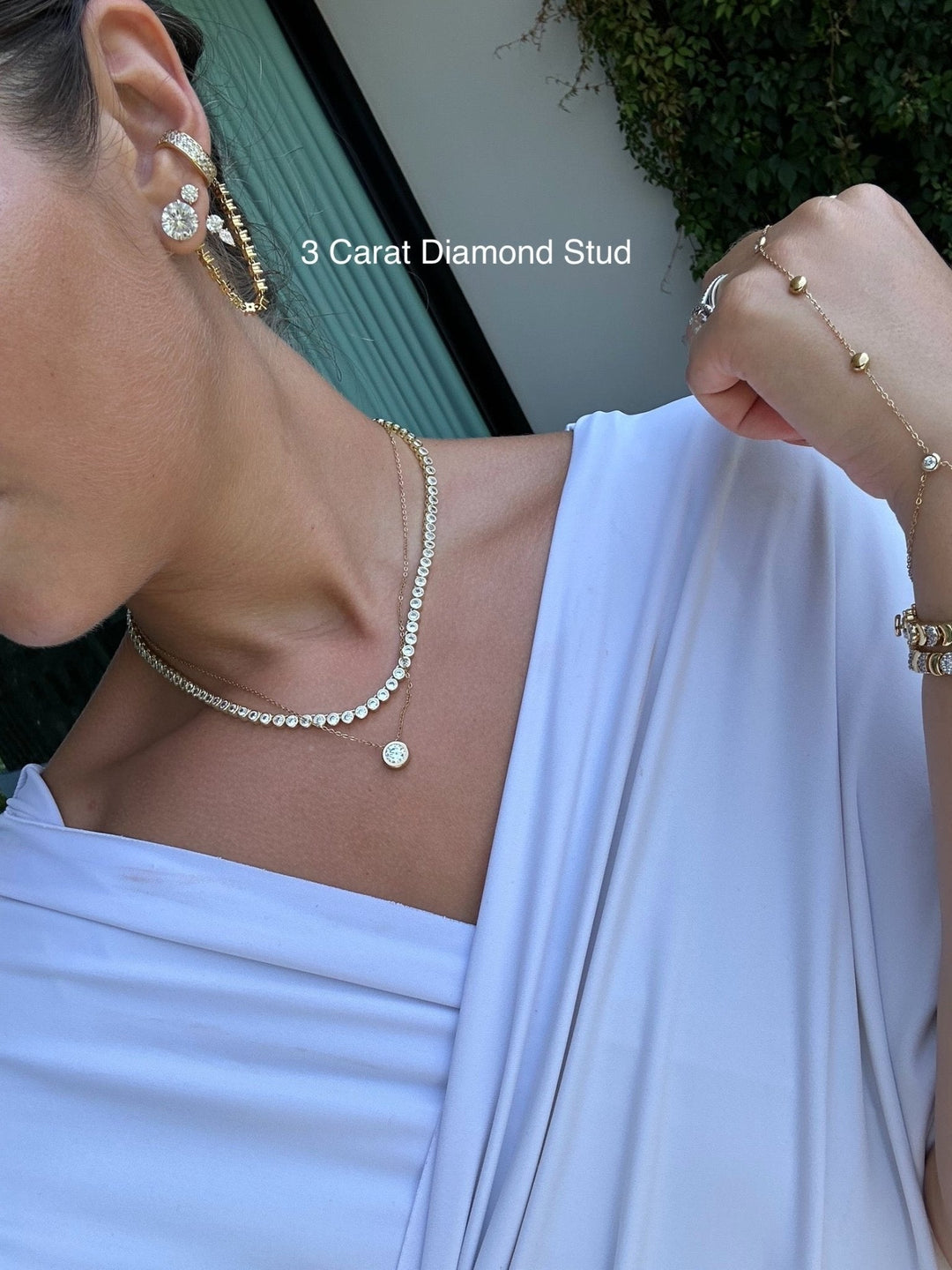 Diamond Studs - Martini Setting