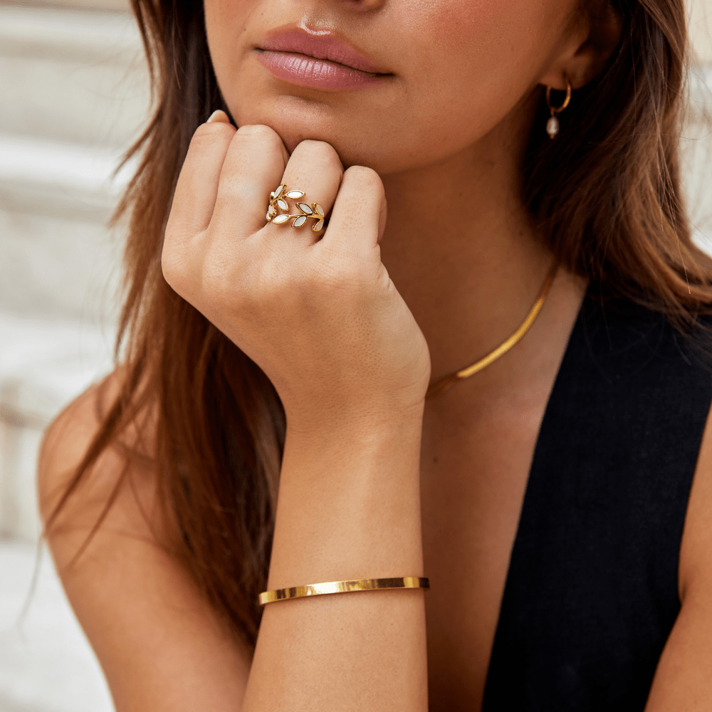 Gold Leaf Ring