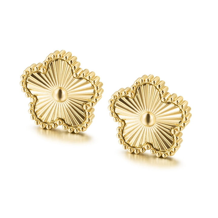Golden Clover Studs