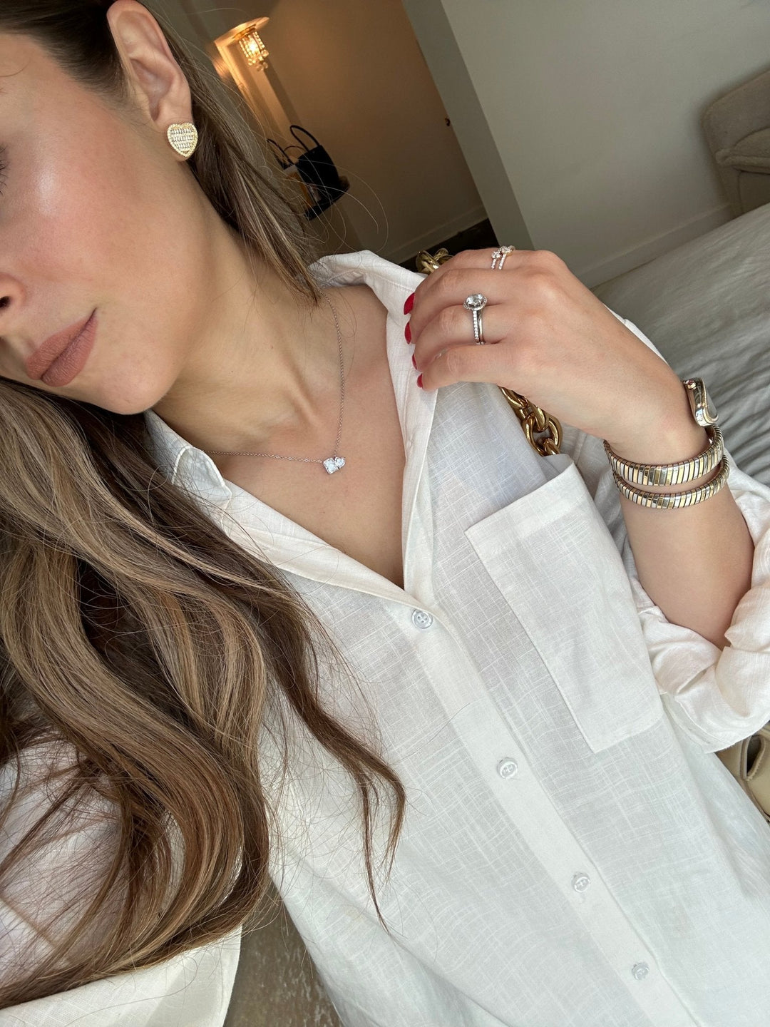 Heart earrings