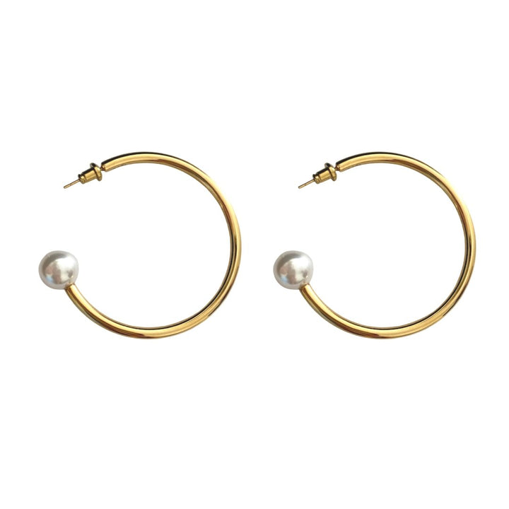Margot - Pearl Hoops