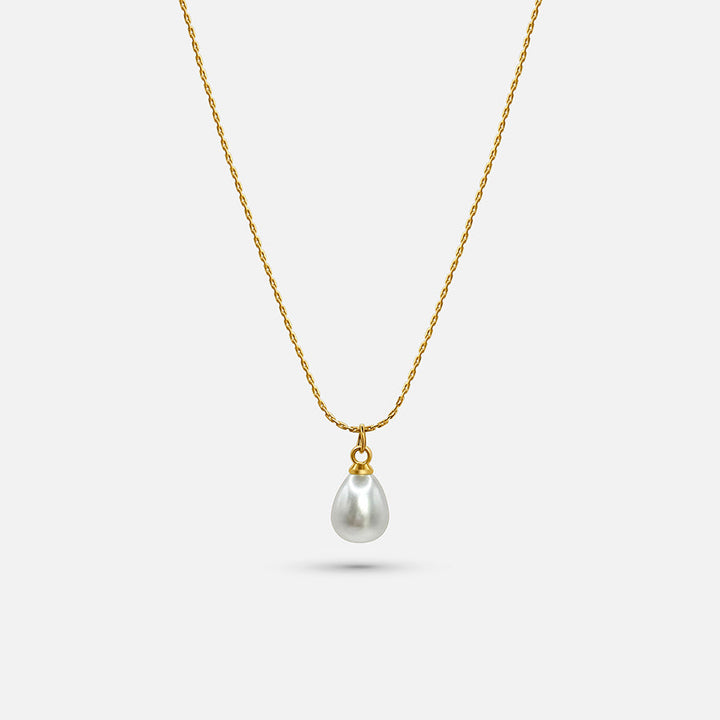 Mini Pearl Drop Necklace