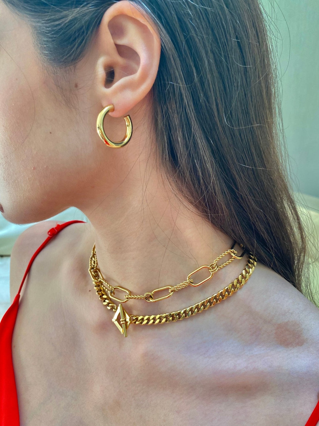 Sienna Hoops 1"