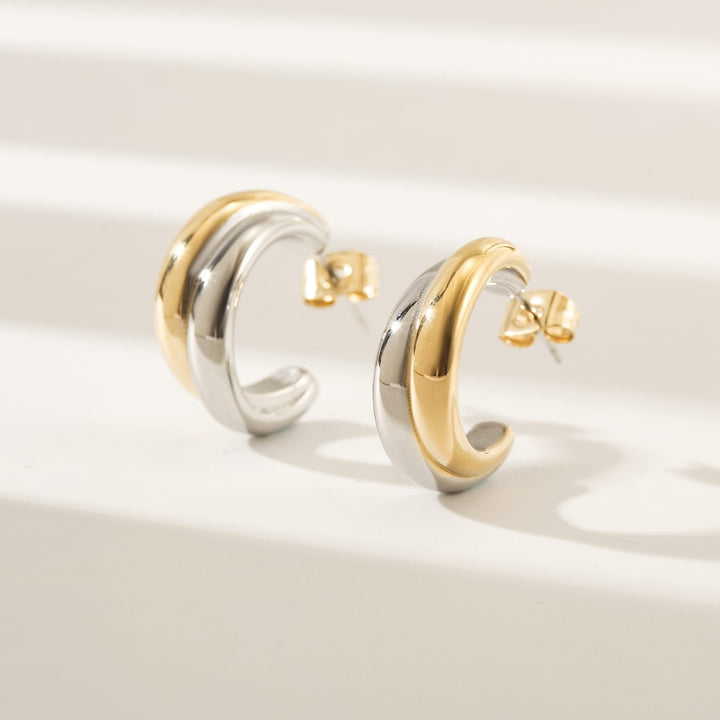 Two Tone Perfect Hoops
